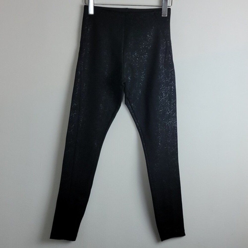Lysse high rise ankle legging Sz XS Black Speckled Tummy Control